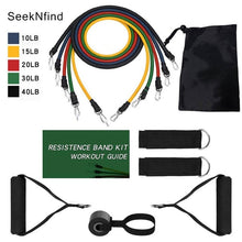 Load image into Gallery viewer, 17Pcs Resistance Bands Set