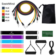 Load image into Gallery viewer, 17Pcs Resistance Bands Set